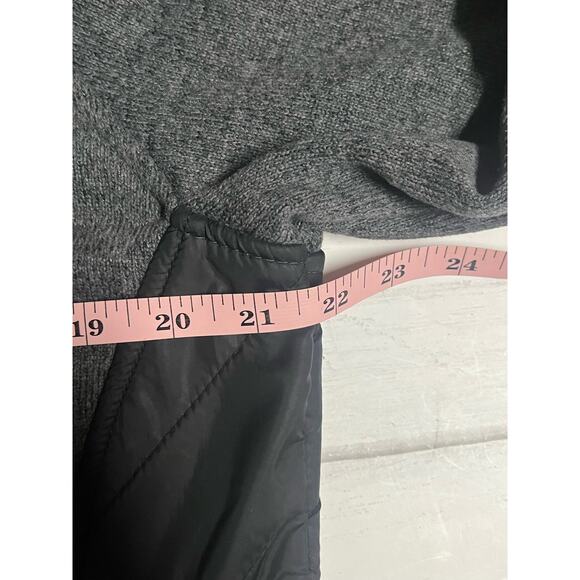 New Balance Womens Hooded Full Zip Hoodie Sweatshirt Gray Black Size Large - Picture 7 of 10